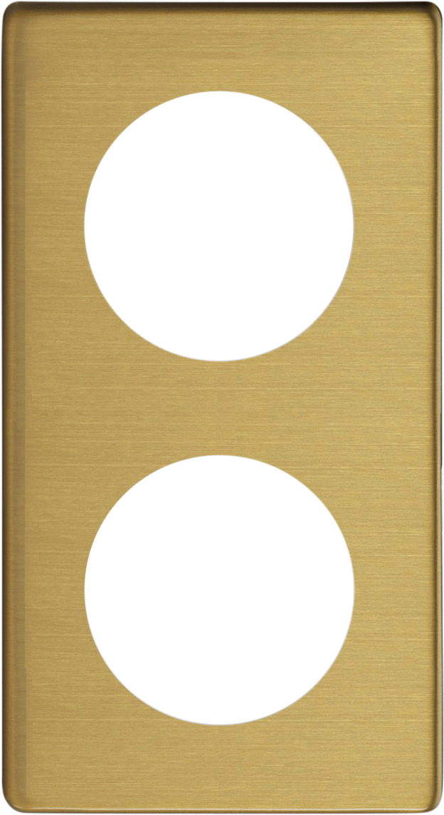 Double Frame - Brushed Brass