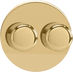 Double Dimmer (Non-LED) - Polished Brass
