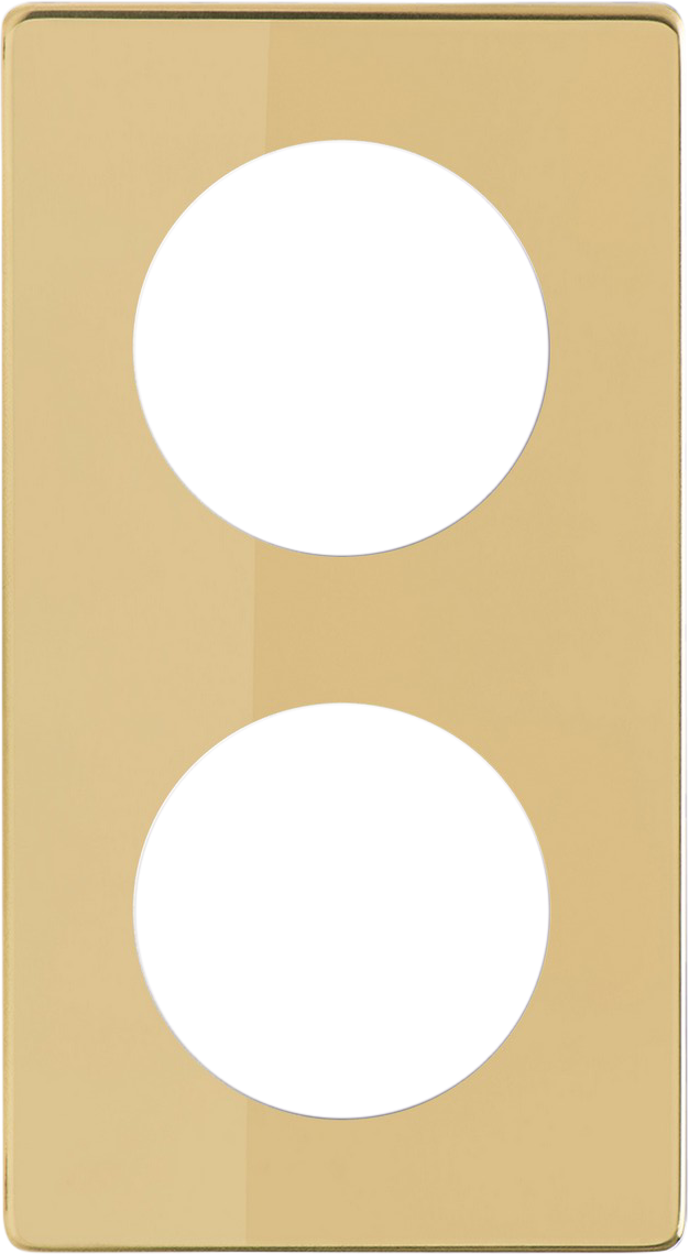 Double Frame - Polished Brass