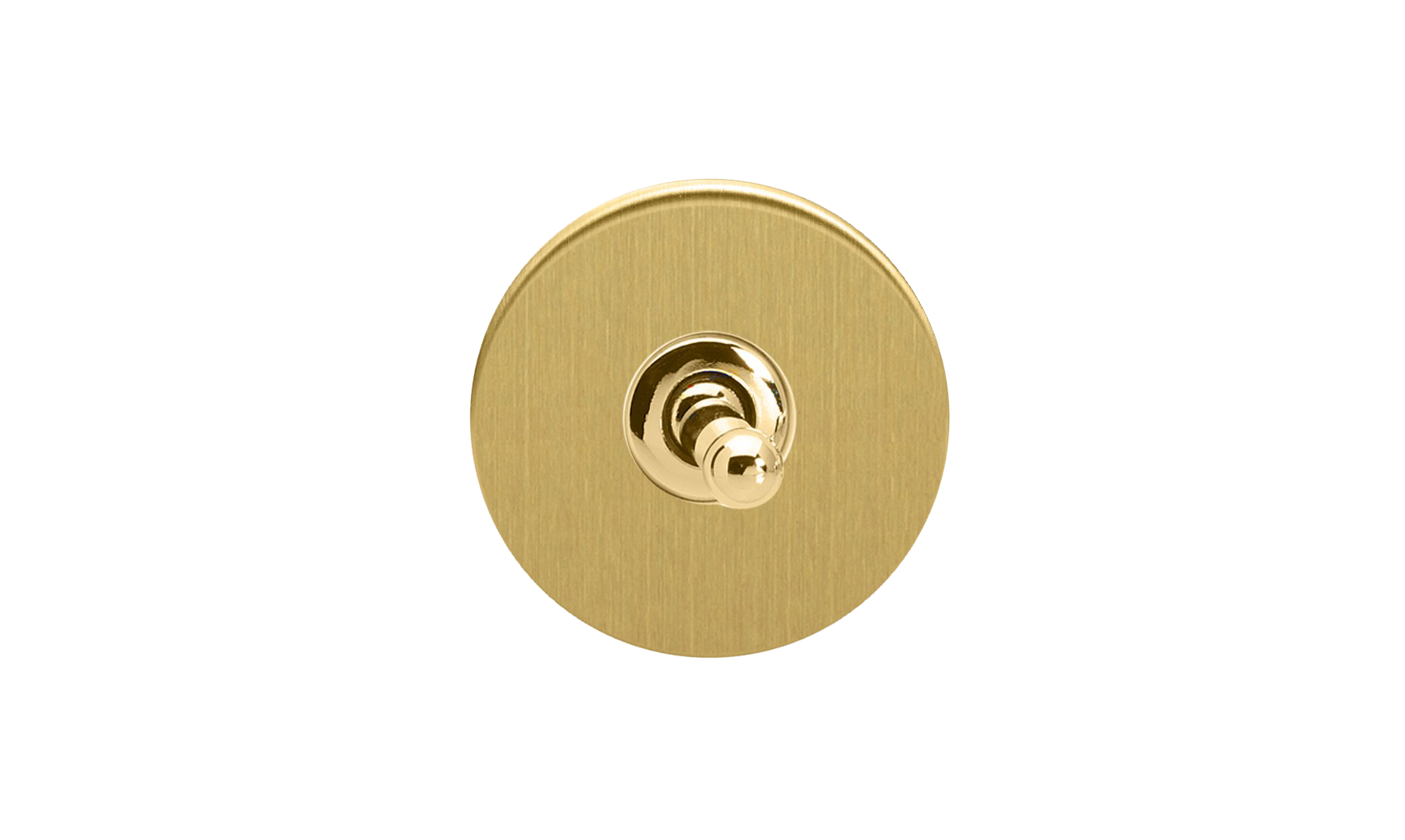 Toggle Switch - Brushed Brass