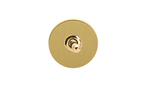 Toggle Switch - Brushed Brass